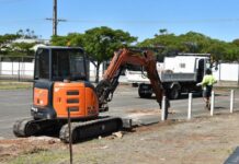 Dog Park work commences