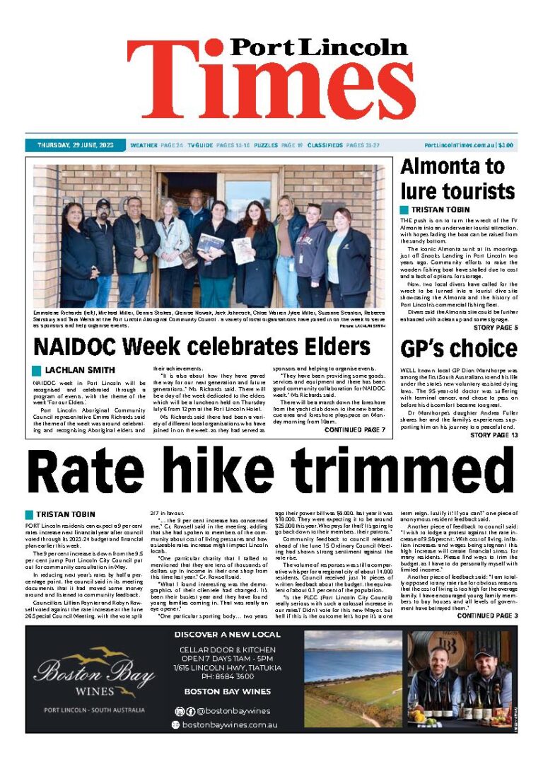 Port Lincoln Times - 29th June 2023 | Port Lincoln Times