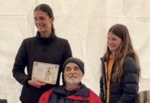 Acknowledgement for orienteer founder
