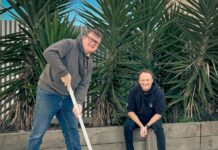 Ground breaks for Community Garden