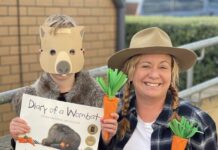 St Joseph’s students dress up for Book Week