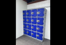 New foreshore lockers installed