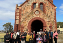 Elders visit Poonindie church