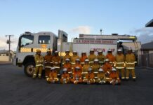 Cadets work on skills in tackling fires