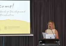 Program participants learn from mentors