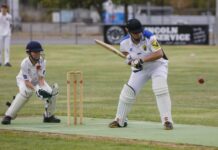 Junior sporting action