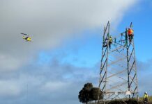 Transmission line removal completed