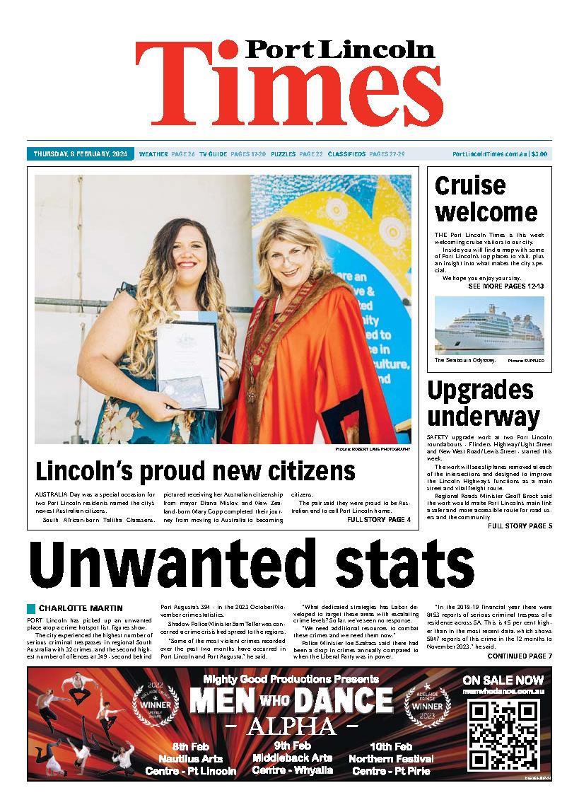 Port Lincoln Times 8th February 2024 Port Lincoln Times   2024 02 08 Ptli 840 65c369ba1bcad 