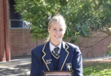 Rising netball star Dakota claims school award