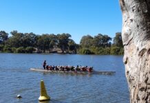 Paddlers take on the river