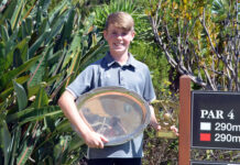 Justin claims junior golf championship