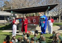 Shakira Shark celebrates