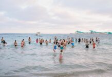 Cold dip for mental health