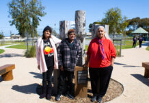 Memorial dedicated at Whait Reserve