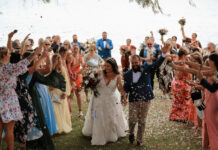 Streaky Bay setting for ceremony