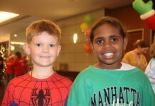 Lovely smiles at lunch