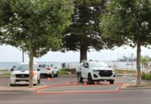 Work to create temporary exit