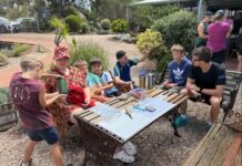 Cool weather welcomes group