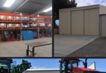 Roller door raised on Cleve training