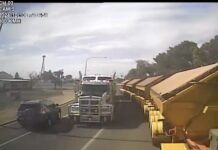 Truck driver reported after near misses