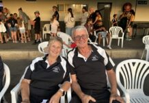 Spirited footy support