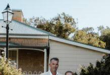 Intimate occasion for newlyweds