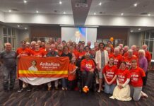 Grey swings, but remains blue