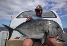 Few fishers brave elements