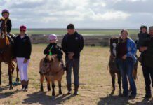 Tiny tots and junior hunters brave the elements