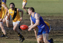 Eagles home by eight points