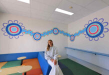 Mia brings colour and connection