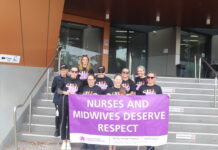 Nurses and midwives rally in Port Lincoln