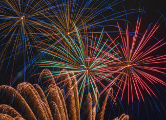 Fireworks display wows crowd