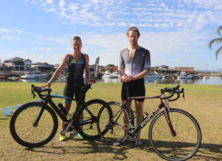 Strong turnout for triathlon