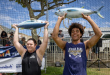 Tuna Toss champions