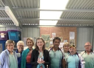 Birthday paddler joy