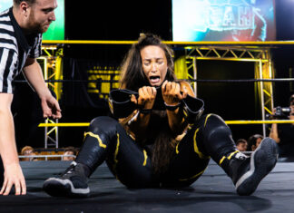 Lovegrove makes wrestling history