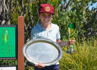 Zac stars in junior tournament