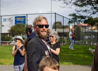 Anzac Day march in Port Lincoln