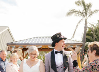 Intimate occasion for couple